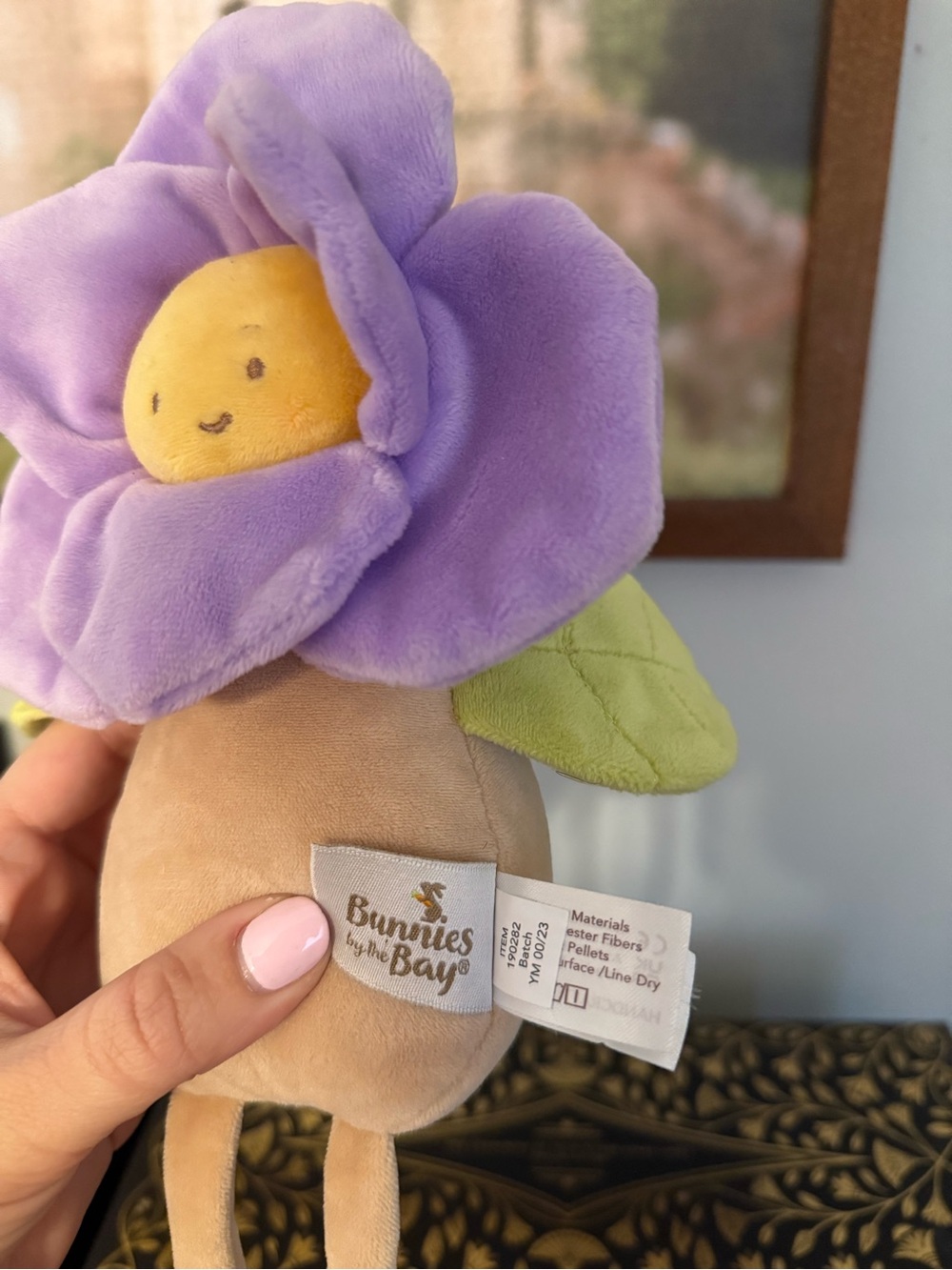 NWOT Bunnies by the Bay flower plush - Picture 3 of 3